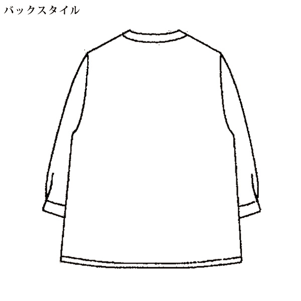 レース切替え ブラウスジャケット 大きいサイズ M LL 4L