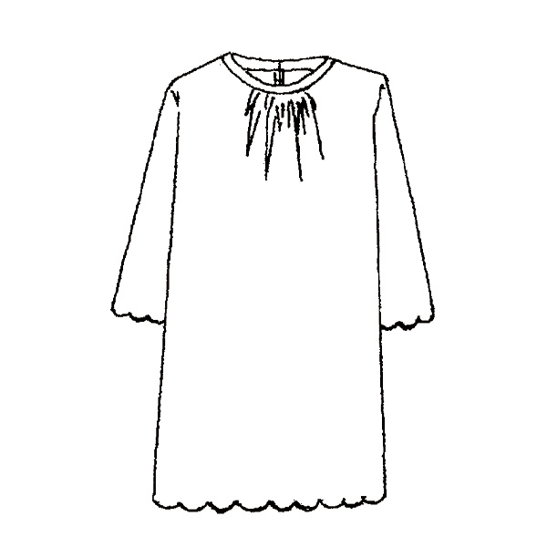 刺しゅうブラウス 大きいサイズ M LL 3L 4L