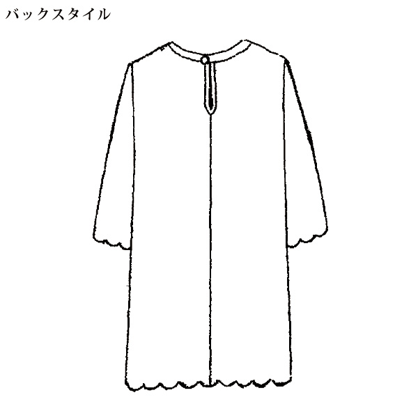 刺しゅうブラウス 大きいサイズ M LL 3L 4L