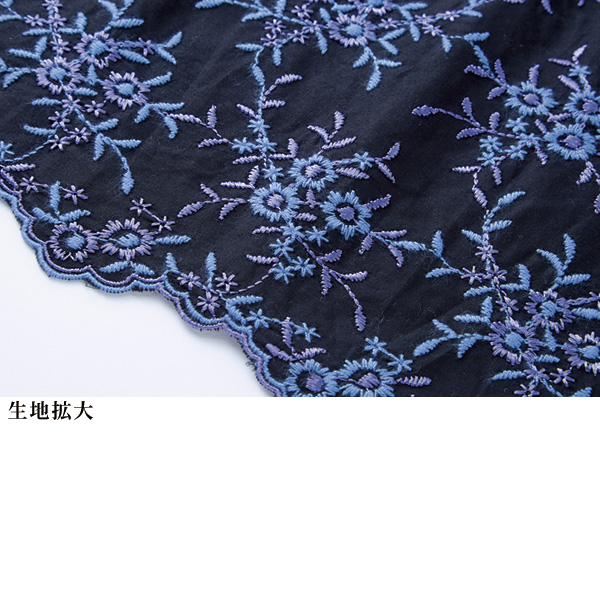 刺しゅうブラウス 大きいサイズ M LL 3L 4L