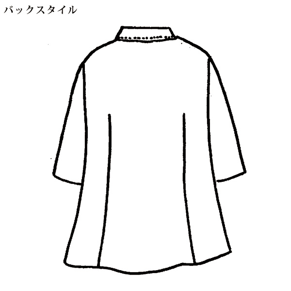 花柄ブラウスジャケット 大きいサイズ 4L