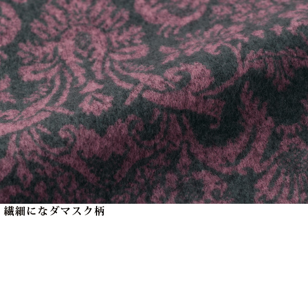 襟メロウ使いプリントプルオーバー