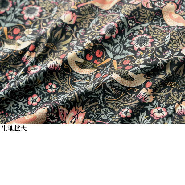 ウィリアムモリス イチゴ泥棒柄プリントプルオーバー William Morris