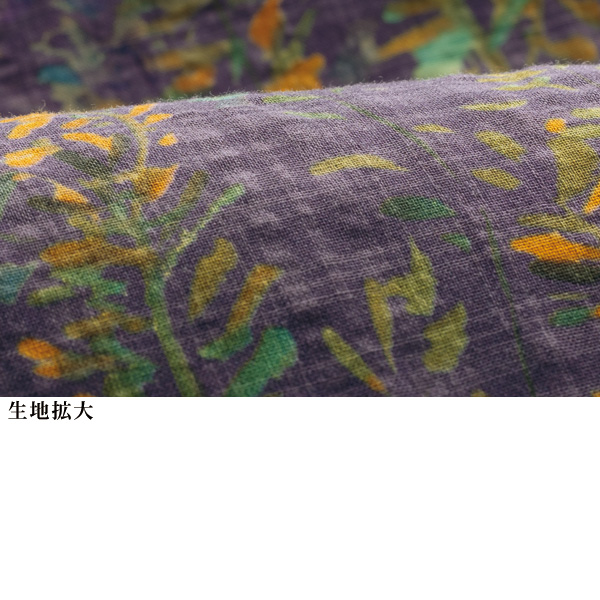 花柄プリントシャツチュニック
