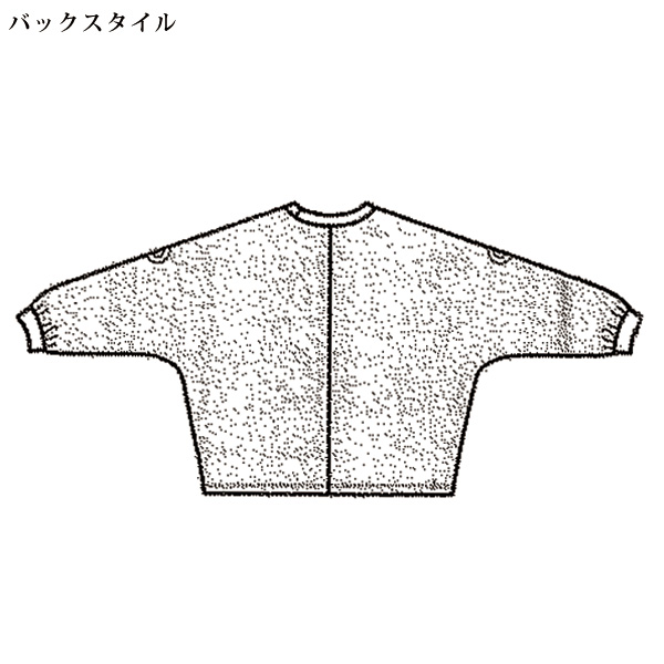 ペイズリープリント配色ブラウス