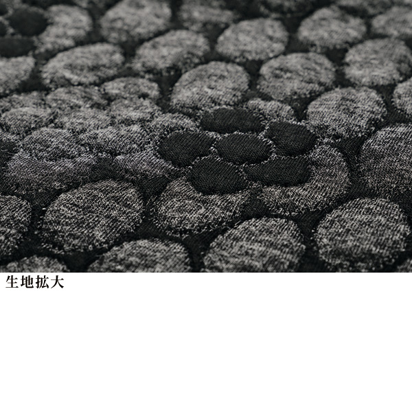 2枚襟ジャカードカットソーロングベスト