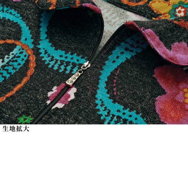 花柄プリントチュニック