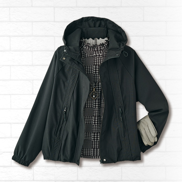 グレンチェック柄メロウプルオーバー