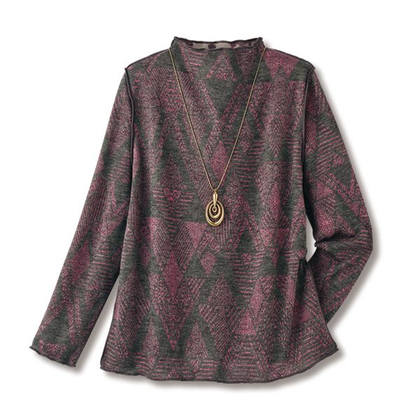 メロウ使いリバーシブルプルオーバー