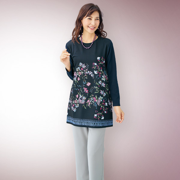 パネルプリントチュニック