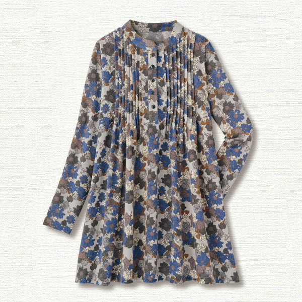 ピンタックデザインチュニック