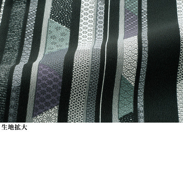 京友禅 伊勢型江戸小紋プリントシャツジャケット