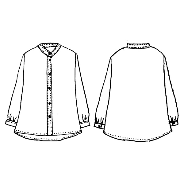 異素材切替えブラウス 大きいサイズ M LL 3L