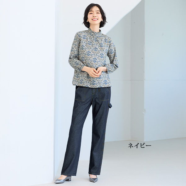 デニムパンツ 大きいサイズ M L LL 3L 4L 5L
