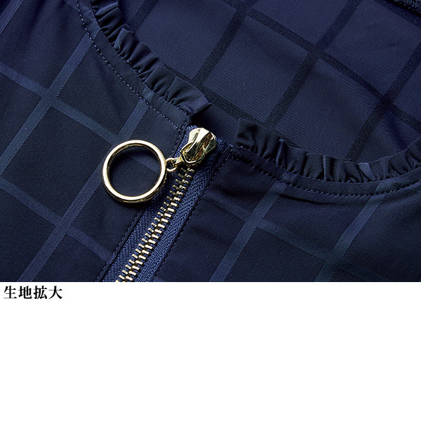 ジャカードノーカラーコート 大きいサイズ M LL 4L