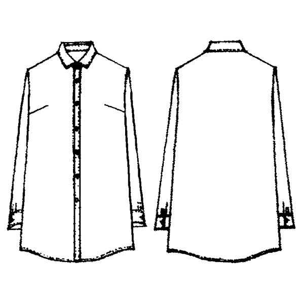 先染めチェックブラウス 大きいサイズ M LL 3L 4L