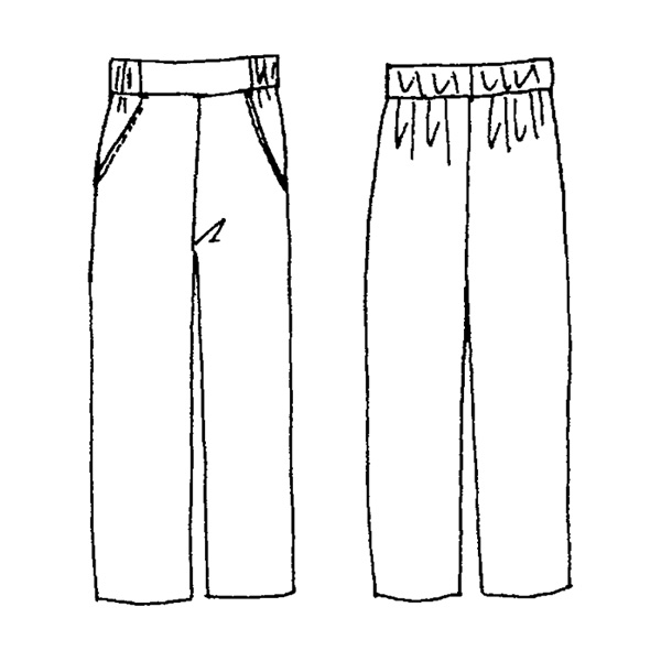 ヴィンテージサテンパンツ 大きいサイズ M LL 4L