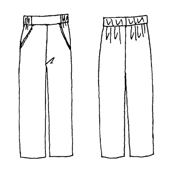 防シワ加工パンツ 大きいサイズ M LL 4L