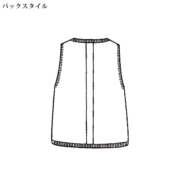 ウール混ミックス糸ニットベスト