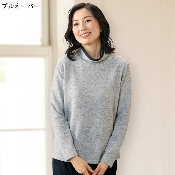 刺しゅう風プリントアンサンブル