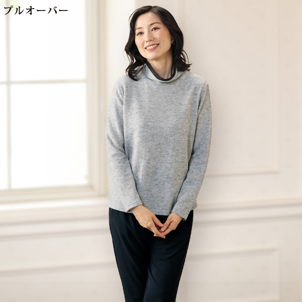 刺しゅう風プリントアンサンブル