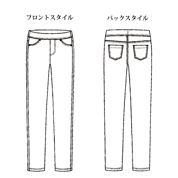 ぬくリッチ裏起毛ストレッチパンツ