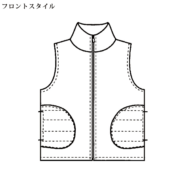 ボア切替え中わたベスト