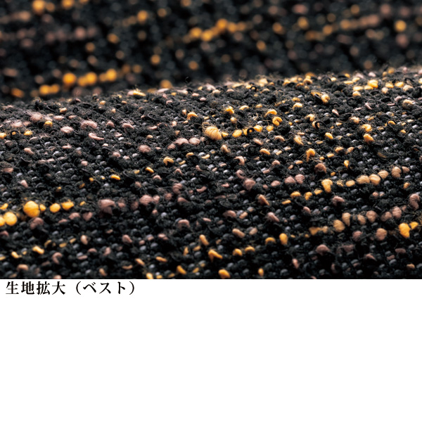 ツイード風起毛カットソーアンサンブル