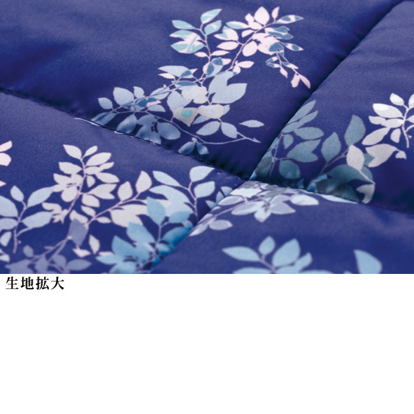 花柄プリントエレガンス中わたジャケット
