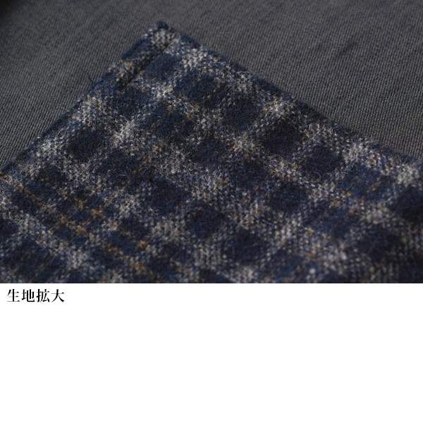 イレギュラーパターンチェック柄シャツチュニック