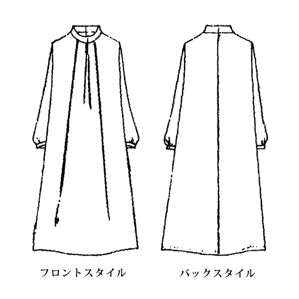 二越ちりめんプリントワンピース 大きいサイズ M LL 3L 4L