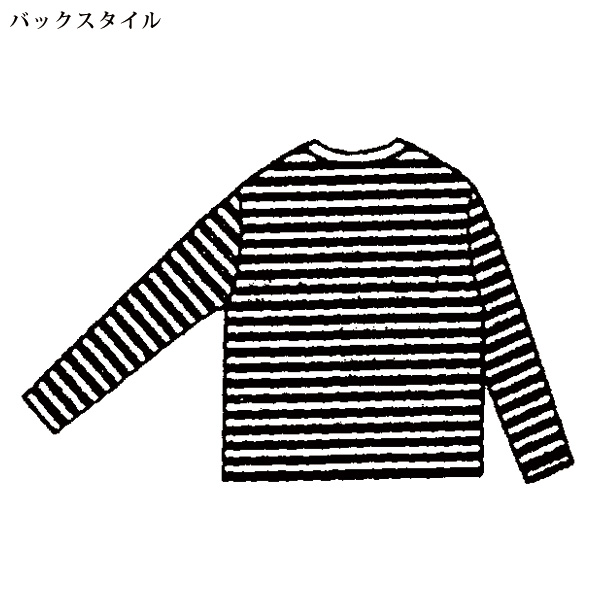 ボーダープルオーバー 大きいサイズ M LL 4L