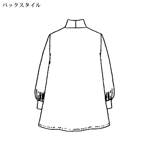 ボウタイ付ジャージーブラウス 大きいサイズ M LL 4L