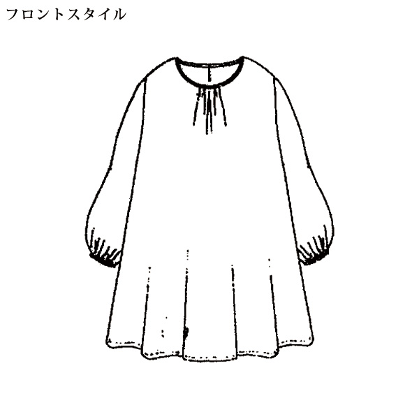 コーデュロイプリントブラウス 大きいサイズ M LL 4L