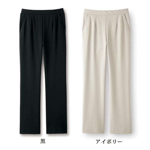 「ゼログ」セミブーツストレートパンツ 大きいサイズ M L LL 3L 4L