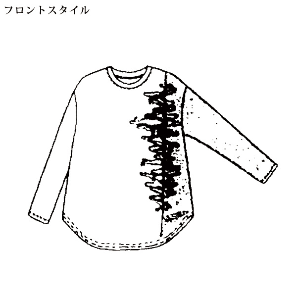 デザインプルオーバー 大きいサイズ M LL 4L