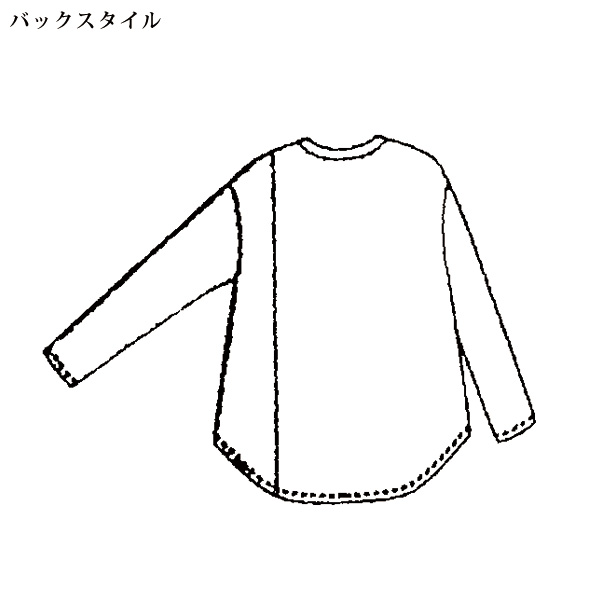 デザインプルオーバー 大きいサイズ M LL 4L