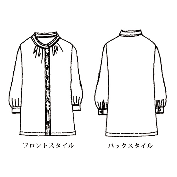 配色ブラウス 大きいサイズ M LL 4L