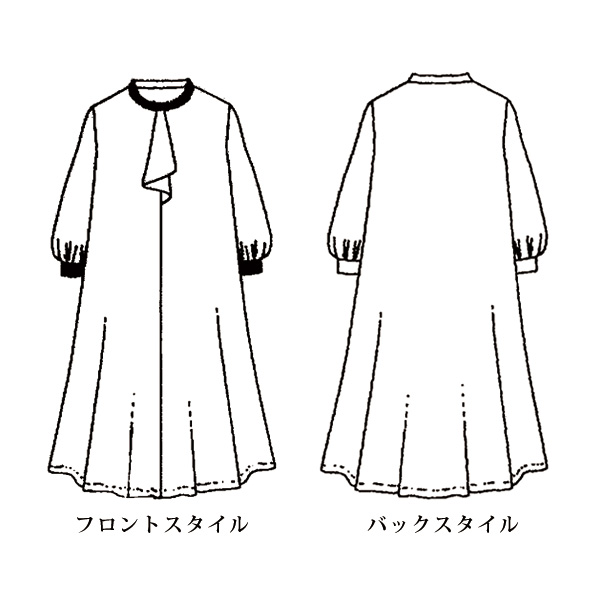 レース使いワンピース 大きいサイズ M LL 4L