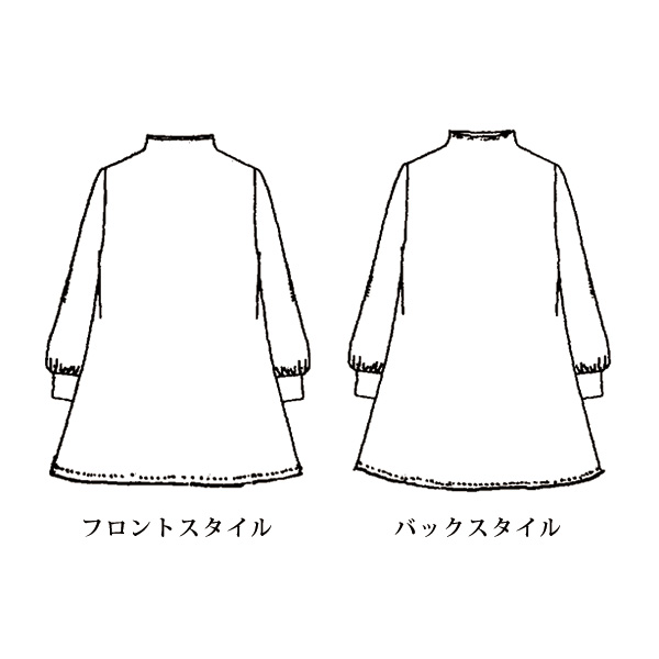 プリントチュニック  大きいサイズ M LL 4L