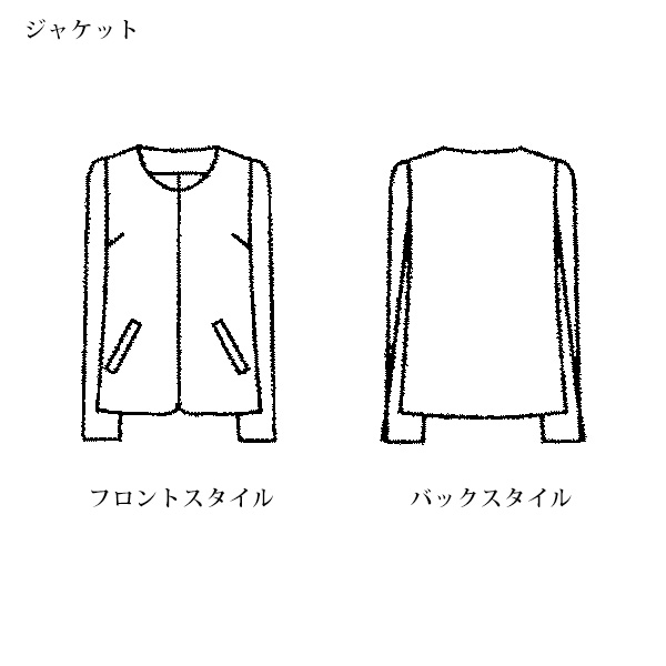 フォーマル ジャケットアンサンブル 大きいサイズ M L LL 3L 4L