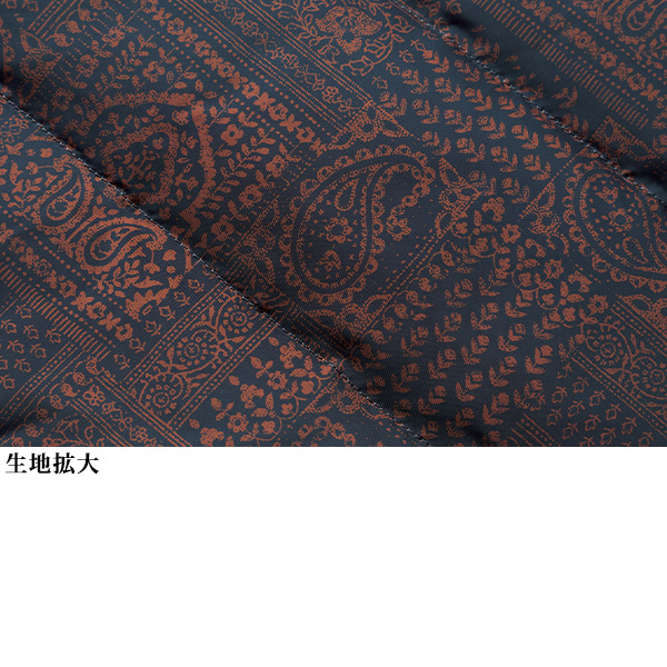 プリントダウンベスト 大きいサイズ 3L