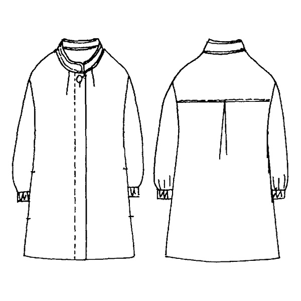 レザー調タック入りジャケット 大きいサイズ M LL 4L