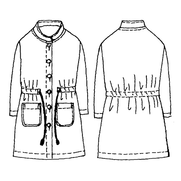 ワッフルニットコート 大きいサイズ M LL 4L