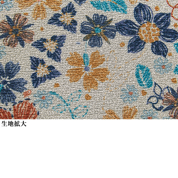 ニットちりめんプリントプルオーバー 大きいサイズ 4L