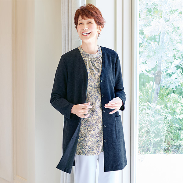 リバティプリントコーデュロイブラウス 大きいサイズ M LL 4L