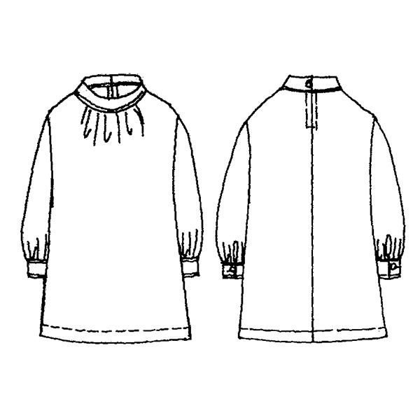 リバティプリントコーデュロイブラウス 大きいサイズ M LL 4L