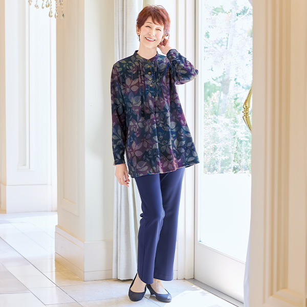 起毛ピンタックプルオーバー 大きいサイズ M LL 4L