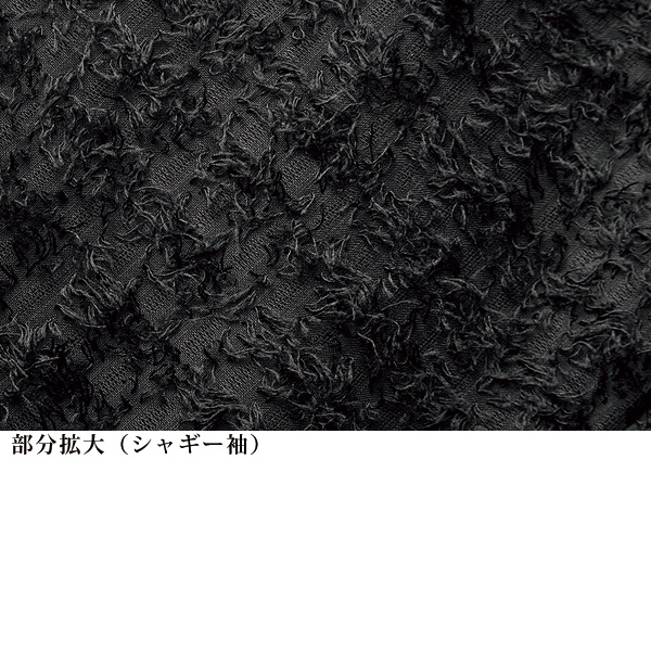 袖カットジャカードワンピース 大きいサイズ M LL 4L