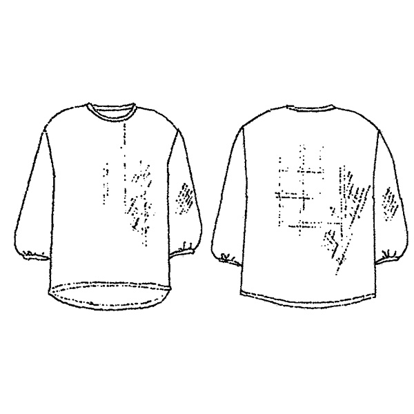 モヘア混メッシュ編みニット 大きいサイズ M 3L